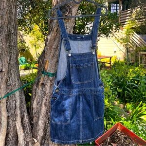 Y2K Spao denim overalls, size Medium